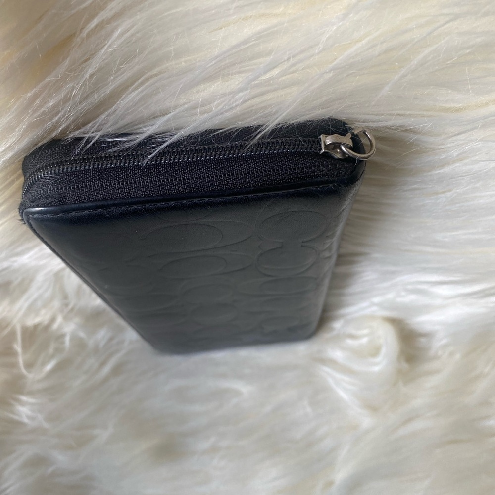 Coach Signature Black Wallet - Picture 4 of 6